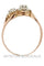 Bague 54 Toi et moi ancien 58 Facettes 34301
