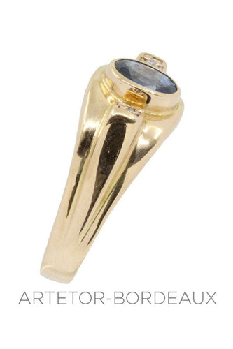 Bague 58 Bague saphir et diamants 58 Facettes 32201
