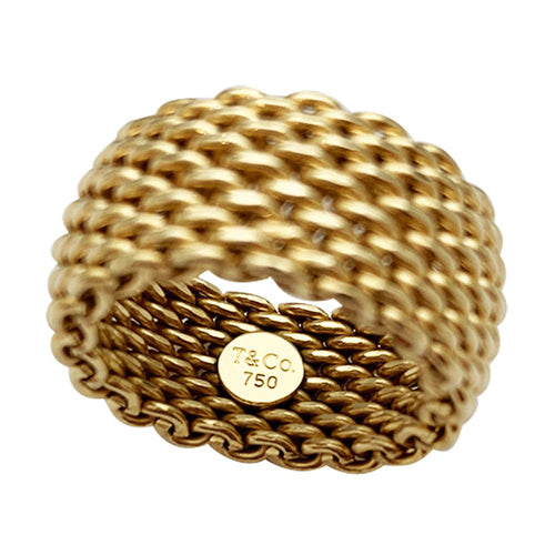 Bague 50 Bague Tiffany & Co., "Somerset", en or jaune 58 Facettes 30343