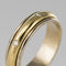 Bague 54 Alliance mobile or blanc or jaune diamants 58 Facettes 18-397-54