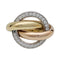 Bague 50 Bague Cartier, "Trinity Crash", trois ors, diamants. 58 Facettes 30011
