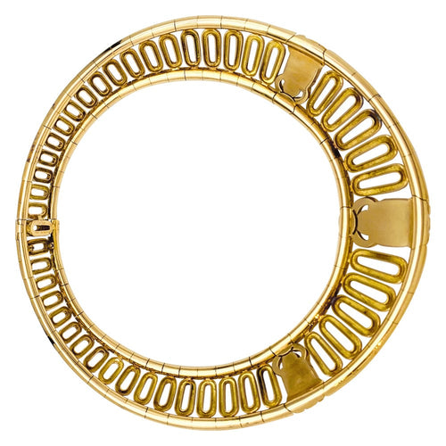 Collier Collier torque Cartier, "Scarabée", en or jaune. 58 Facettes 29929