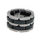 Bague 53 Bague Chanel, modèle "Ultra", en or blanc, céramique noire et diamants. 58 Facettes 30019