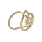 Bague 49 Bague Chanel "Fil de Camélia" en or jaune. 58 Facettes 30092