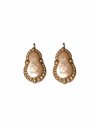 Boucles d'oreilles Grandes boucles d'oreilles en or rose 58 Facettes