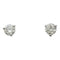 Boucles d'oreilles Puces d'oreilles en or blanc, diamants. 58 Facettes 30030