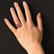 Bague 53 Chevalière rubis diamants 58 Facettes 18-252-53
