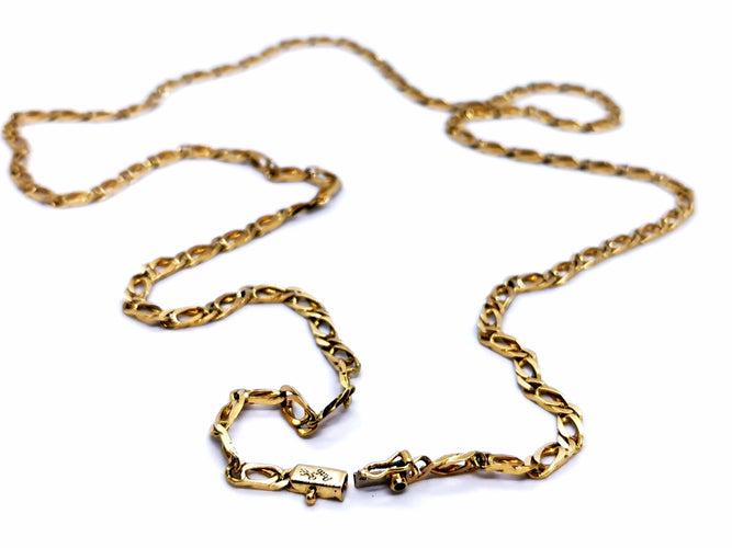 Collier Caplain Saint André Collier Sautoir Or jaune Saphir 58 Facettes 979581CN