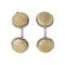 Boutons de manchette Boutons de manchette Cartier en platine, or jaune et diamants. 58 Facettes 30134