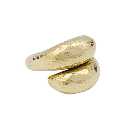 Bague 46 Bague Lalaounis Toi & Moi en or jaune. 58 Facettes 30157-1