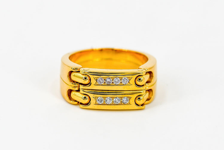Bague 61 Pequignet Bague Or jaune Diamant 58 Facettes 00330CN