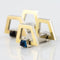 Boutons de manchette Boutons de manchettes Vermeil Art Déco 58 Facettes 19-684