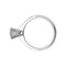 Bague 52 Bague solitaire diamant 1,01 carat en or blanc. 58 Facettes 30369