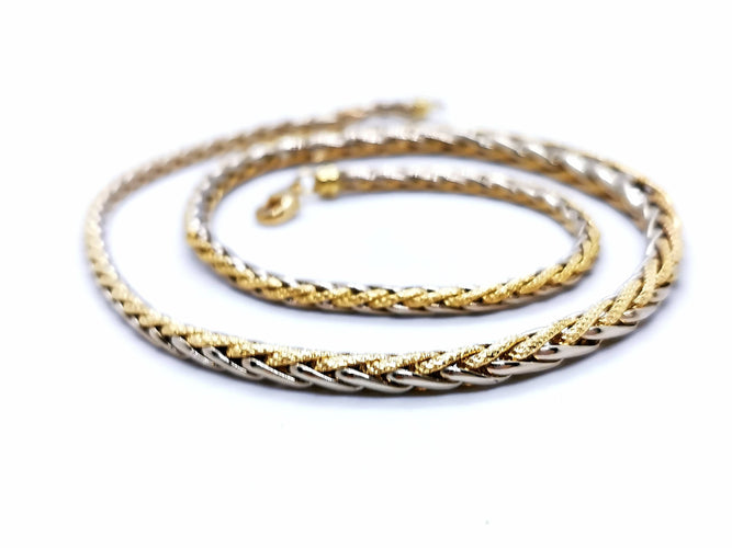 Collier Collier Maille palmier Or jaune 58 Facettes 997155CN