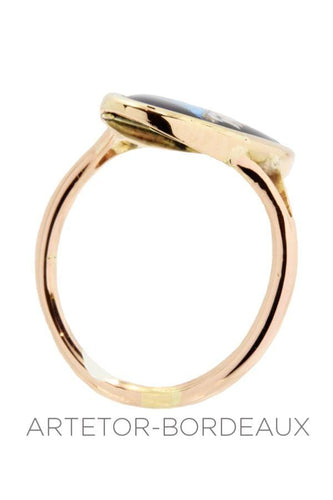 Bague 54 Bague émail de Limoges 58 Facettes 29891