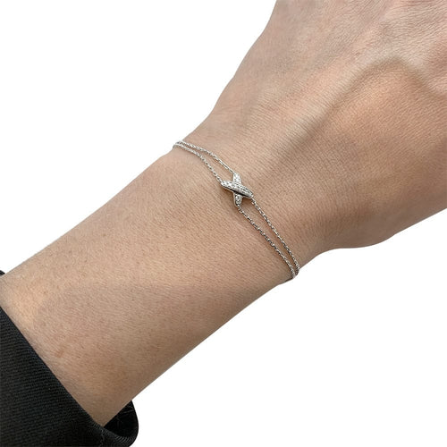 Bracelet Bracelet Chaumet, "Liens", or blanc, diamants. 58 Facettes 30366