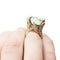 Bague 51 Bague Christian Dior "Miss Dior" en or jaune, béryl vert et diamants. 58 Facettes 25581-1