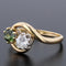 Bague 50 Bague toi et moi saphir vert diamant 58 Facettes 20-403-48