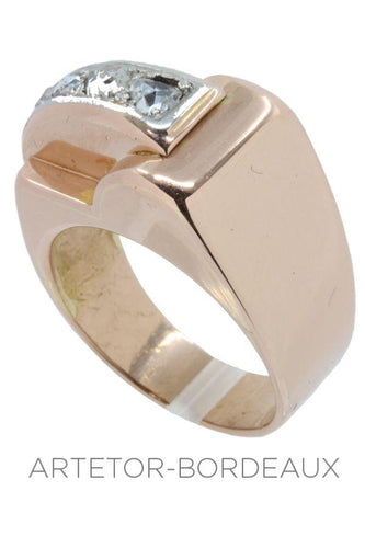 Bague 54 Bague tank diamants 58 Facettes 34731