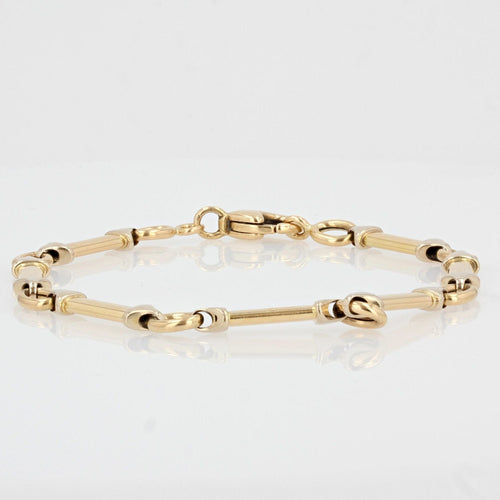 Bracelet Bracelet gourmette maillons 2 ors 58 Facettes 21-155A