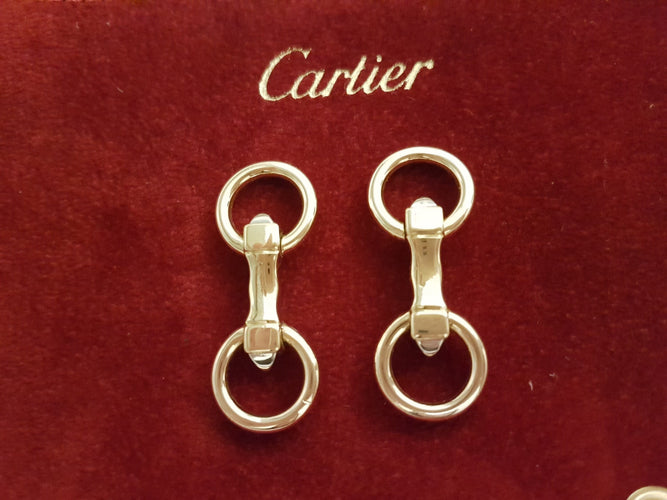 Boutons de manchette Cartier Boutons de manchette Or jaune 58 Facettes 00483CN