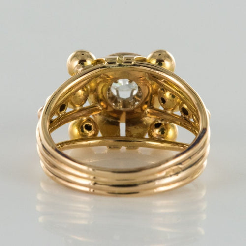 Bague 49 Bague diamant années 60 58 Facettes CV18-5420472-52