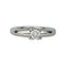 Bague 50 Solitaire Cartier, "Louis Cartier", or blanc et diamants. 58 Facettes 29878