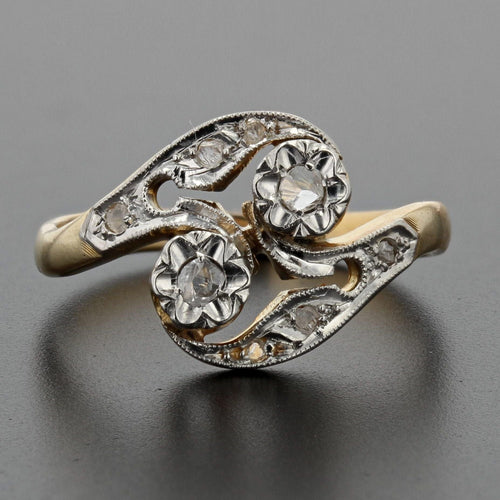 Bague 55 Bague ancienne de la Belle époque diamants 58 Facettes 19-523A-52