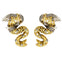 Boucles d'oreilles Boucles d'oreilles Zolotas "Poissons" en or jaune, platine et diamants. 58 Facettes 30398