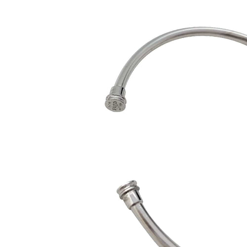 Bracelet Bracelet Fred "Force 10" moyen modèle en or blanc et diamants. 58 Facettes 29902