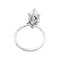 Bague 54 Bague diamant navette de 2,94 carats, platine et or. 58 Facettes 30624