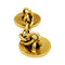 Boutons de manchette Boutons de manchette en or jaune, saphirs et diamants. 58 Facettes 30118