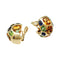 Boucles d'oreilles Boucles d'oreilles Chanel, modèle "Coco", or jaunes et pierres fines. 58 Facettes 28119