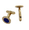 Boutons de manchette Bulgari "Gemelli BVLGARI BVLGARI", or jaune et lapis lazuli 58 Facettes 29985