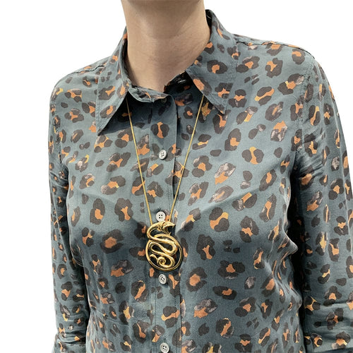 Pendentif Pendentif Boucheron,"Trouble" en or jaune. 58 Facettes 30638