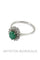 Bague 53 Bague marguerite émeraude 58 Facettes 35861
