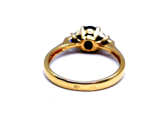 Bague 53 Bague Or jaune Saphir 58 Facettes 978903CN