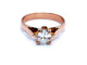 Bague 54 Bague Solitaire Or rose Diamant 58 Facettes 997149CN