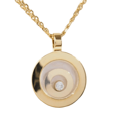 Collier Chopard - collier Happy spirit en or jaune, diamant 58 Facettes 31980