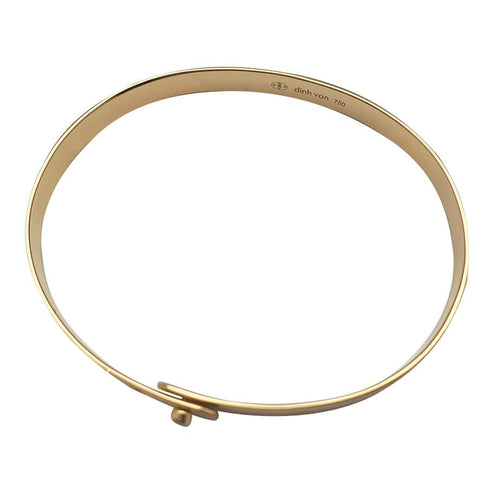 Bracelet Bracelet Dinh Van, modèle "Serrure" en or jaune, diamants 58 Facettes 30339