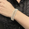 Bracelet Bracelet Buccellati "Dentelle" en or blanc et diamants. 58 Facettes 30486