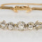 Bracelet Bracelet ancien ligne motif floral serti de diamants 58 Facettes 19-053