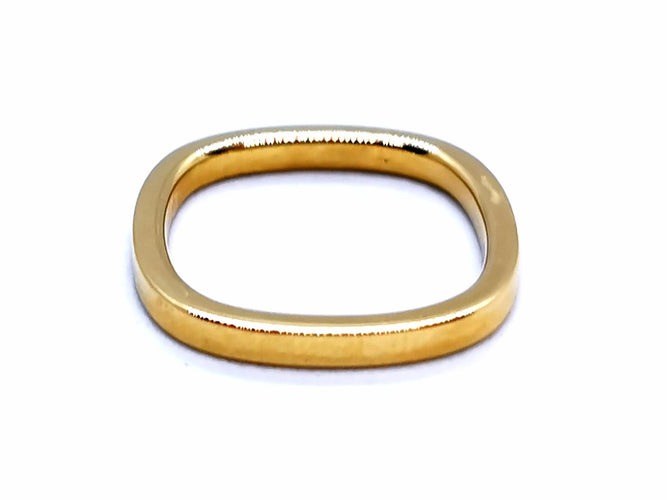 Bague 50 Dinh Van Bague Alliance Alliance carrée Or jaune 58 Facettes 1074971CN