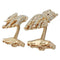 Boutons de manchette Boutons de manchette Cartier Eléphants sertis de brillants. 58 Facettes 30066