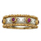 Bague 50 Bague bandeau Buccellati, "Fusi", deux ors, rubis. 58 Facettes 30332