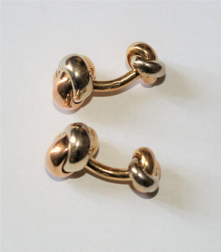 Boutons de manchette CARTIER, boutons de manchettes TRINITY 58 Facettes 386