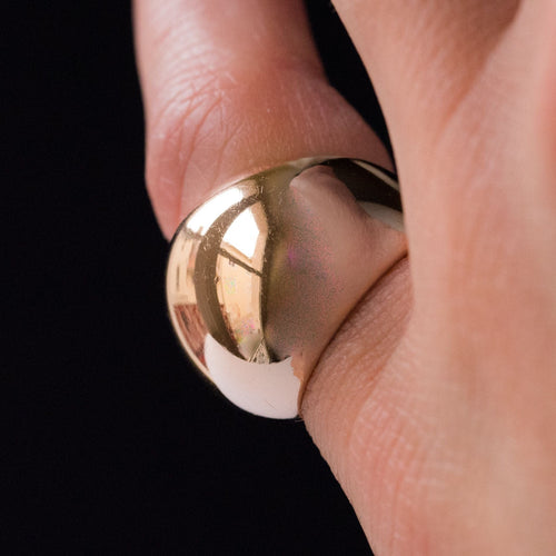 Bague 43 Bague boule or jaune 58 Facettes 20-240-42