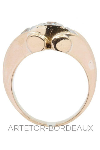 Bague 56 Bague tank diamants 58 Facettes 31601