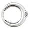 Bague 47 Solitaire Cartier, "Louis Cartier", or blanc et diamants. 58 Facettes 30629