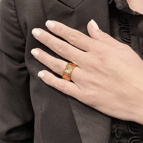 Bague 51 Bague Louis Vuitton, "Empreinte", or jaune. 58 Facettes 30537